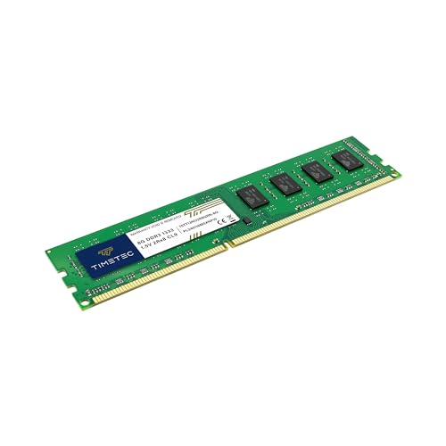 Timetec 32GB KIT(4x8GB) DDR3 / DDR3L 1333MHz PC3-10600 Non-ECC Unbuffered 1.5V / 1.35V CL9 2Rx8 Dual Rank 240 Pin UDIMM PC Desktop Computer Memory RAM Module Upgrade (32GB KIT(4x8GB))
