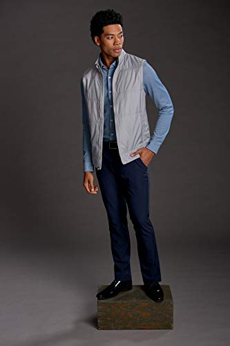 Cutter & Buck Men's Long Sleeve Cotton-Blend Knit Reach Oxford Shirt, Lakeshore, S