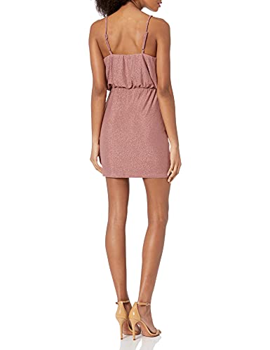 Speechless Womens Sleeveless Blouson Dress, Dusty Rose, X-Small US
