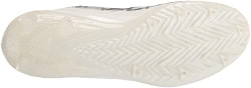 adidas Men's Adizero Football Shoe, White/Black/White, 10.5