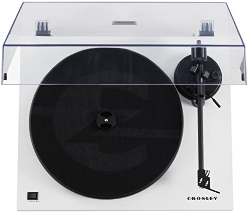 Crosley C6B-BK Belt-Drive Bluetooth Turntable Record Player with Adjustable Tone Arm, Black