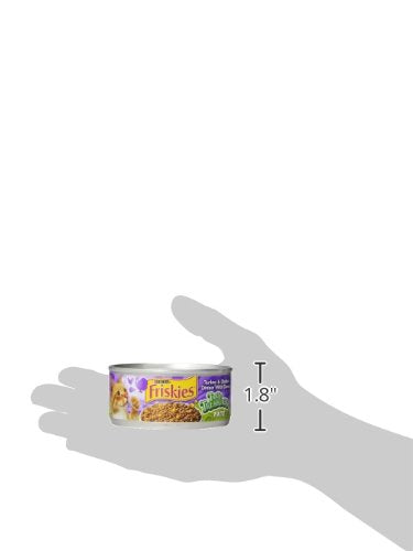 Purina Friskies Wet Cat Food Tasty Treasures With Turkey and Chicken Pate (With Liver) - (Pack of 24) 5.5 oz. Cans