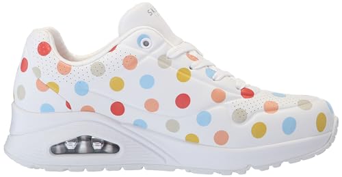 Skechers Women's UNO-Spotted AIR Sneaker, Black Multicolor, 10