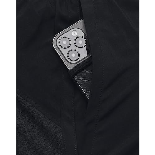 Under Armour Men's Launch Run 7-inch Shorts, (001) Black/Black/Reflective, Large