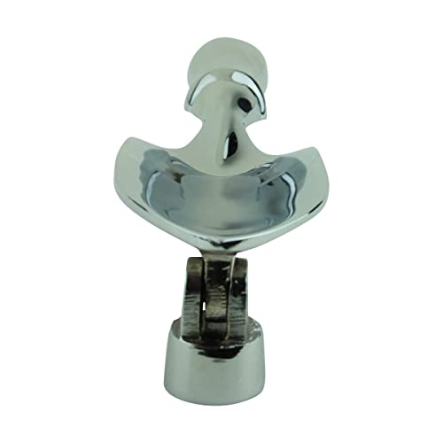 Renovators Supply Manufacturing Brass Door Knockers for Front Door 7 in. Trowel Style Chrome Plated Brass Door Knocker with Mounting Hardware