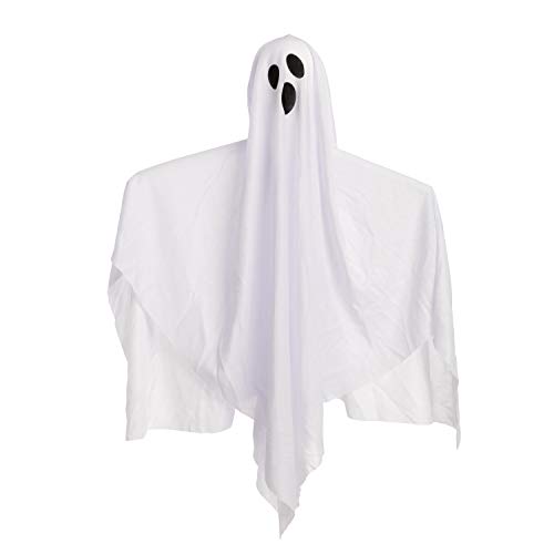 JOYIN 27.5" Halloween Hanging Ghosts (5 Pack) for Halloween Party Decoration, Cute Flying Ghost for Front Yard Patio Lawn Garden Party Décor and Holiday Halloween Hanging Decorations