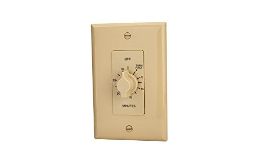 NSI - A530M A Series Springwound Auto Off in-Wall Time Switch, 30 Minute Timer Length, Ivory
