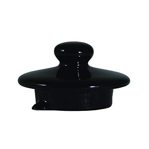 Service Ideas TPCE16BL Teapot, Ceramic, 16 oz., English Style, Black