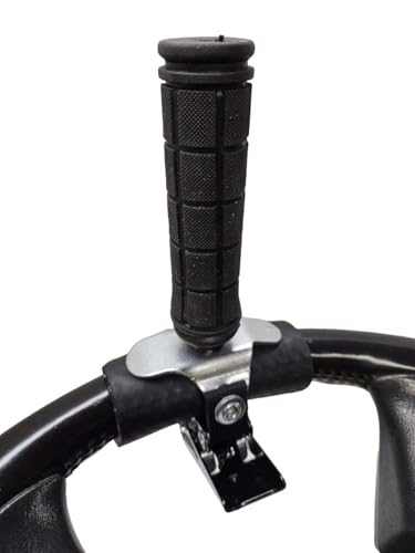QUICK-KNOB Steering Wheel Spinner Single Pin - Adaptive Driving Equipment - Quick-Release and Bearingless for a Long Life - Ideal for Truck Drivers - Universal Easy Install - Single Pin Model