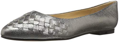 Trotters Women's Estee Woven Ballet Flat, tan, 9 M US