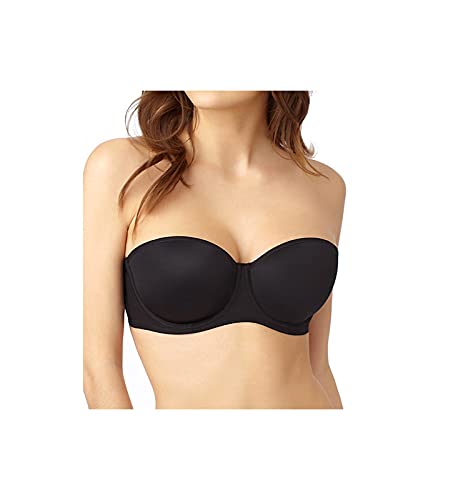 Le Mystere Women's Soiree Strapless Bra,Black,34G