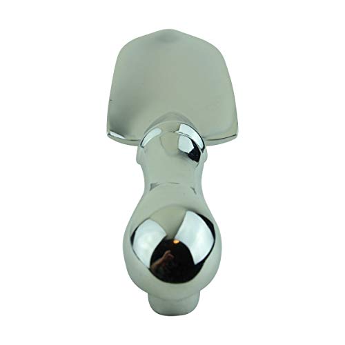 Renovators Supply Manufacturing Brass Door Knockers for Front Door 7 in. Trowel Style Chrome Plated Brass Door Knocker with Mounting Hardware
