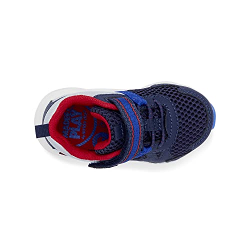 Stride Rite M2P Player Sneaker, Black Multi, 7.5 US Unisex Little Kid
