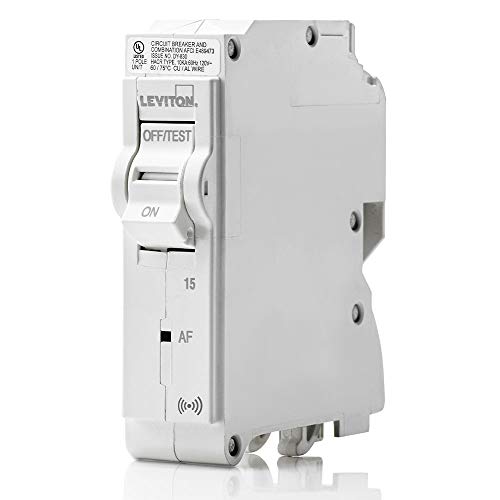 Leviton 60A 2-Pole Plug-On Smart Standard Branch Circuit Breaker, Hydraulic Magnetic, 120/240 VAC, LB260-S, White