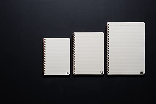 Topdrawer Romeo Japanese Notebook, Spiral Bound, A5 (5.8" x 8.3"), Dotted, 140 pages