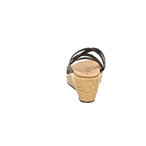 Skechers Women's Beverlee-Tiger Posse Wedge Sandal, White, 9 W