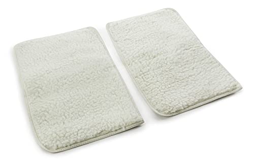 Sherpa 2-Pack Replacement Liners for Travel Pet Carriers - Soft & Absorbent, Waterproof Backing, Machine Washable - White, Large