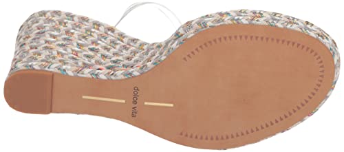DOLCE VITA Women's Tamara Sandal, Crystal Vinyl, 8