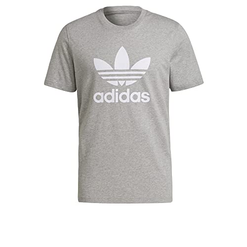 adidas Originals Men's Adicolor Classics Trefoil Tee, Sky Rush/White, Small