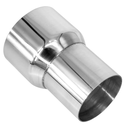 Atokrtact 2"ID to 2.5"ID Exhaust Pipe Reducer Adapter 304 Stainless Steel for Universal Car Connector (2"ID - 2.5"ID)
