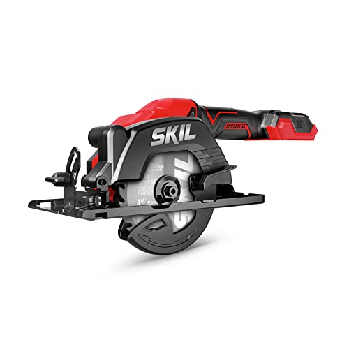 SKIL PWR CORE 20 Brushless 20V 4-1/2 in. Compact Circular Saw Tool Only-CR5435B-00