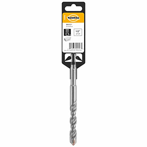Hawera B80004 Sds-Plus Carbide Rotary Hammer Drill Bit For Concrete 3/16" x 8" x 10"
