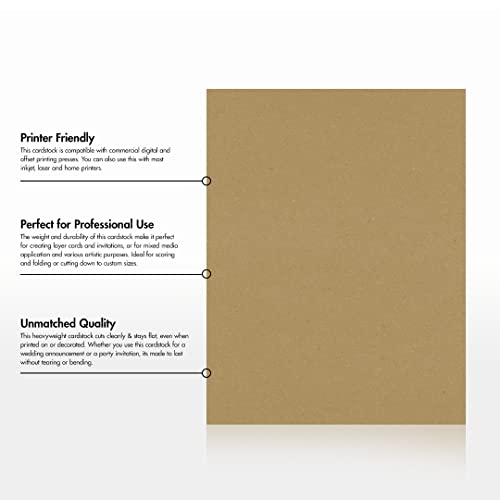 LUXPaper 8.5" x 11" Cardstock | Letter Size | Mandarin Orange | 100lb. Cover (183lb. Text) | 50 Qty