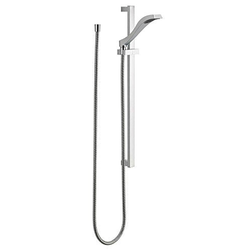 Delta Faucet Dryden Single-Spray Touch-Clean Wall-Mount Slide Bar Hand Held Shower with Hose, Champagne Bronze 57051-CZ