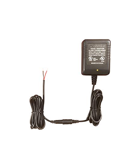 OhmKat Video Doorbell Power Supply - Compatible with SimpliSafe Pro Smart Wi-Fi Video Doorbell - No Existing Wiring Required - Transformer, Adapter, Power Kit & Supply All in One (Black)