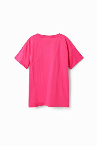 Desigual Little Girl's Sequinned Heart T-Shirt Red