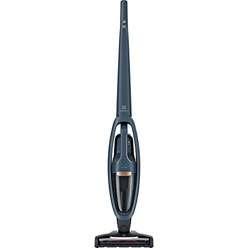 Electrolux WellQ7 Stick Cleaner Lightweight Cordless Vacuum with LED Nozzle Lights, Turbo Battery Power, Motorized Bristle Nozzle for Carpets and Hard Floors, in Denim Blue