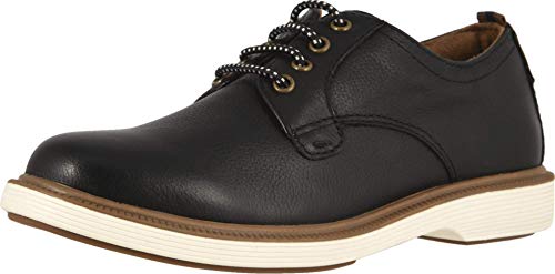 Florsheim Boy's Supacush Plain Toe Ox, Jr. (Toddler/Little Kid/Big Kid) Black Smooth/White Sole 2.5 Little Kid M