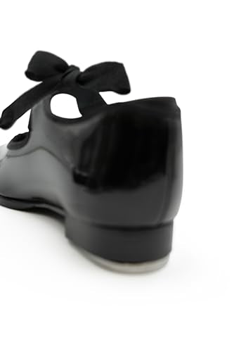 Capezio Women's Jr. Tyette Tap Shoe, Black Patent, 6.5