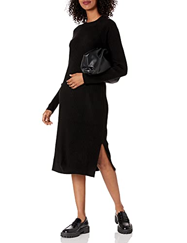 The Drop Women's Renata Rib Midi Dress, Heather Frost, 5X, Plus Size