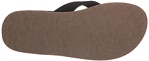 Volcom Men's Victor Flip-Flop Sandal, Black-New, 7