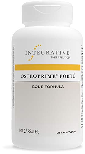 Integrative Therapeutics Osteoprime Forte - Bone Health Support with 5 Types of Calcium* - Dietary Supplement with Magnesium, Zinc, and Vitamin C, D & B12 - Gluten Free & Dairy Free - 120 Capsules