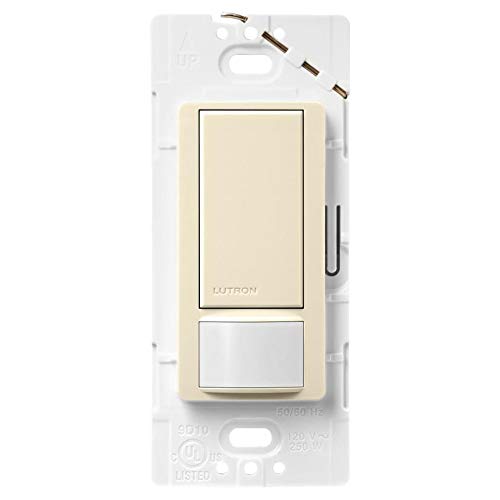 Lutron Maestro Motion Sensor Switch | 2 Amp, Single Pole | MS-OPS2-LA | Light Almond