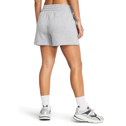 Under Armour Women's Rival Fleece Shorts, (001) Black / / White, X-Small