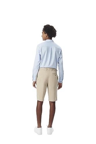 French Toast Boys Long Sleeve Oxford Shirt (Standard & Husky), Light Blue, Small (Young Adult)