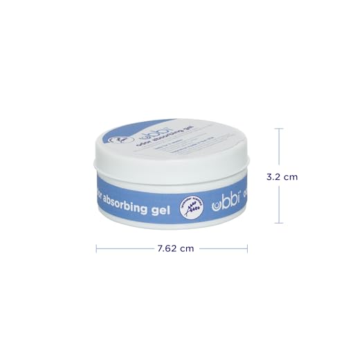Ubbi Lavender Scented Absorbing Gel Value Pack - 3 Count Diaper Pail Odor Control for Baby Nursery