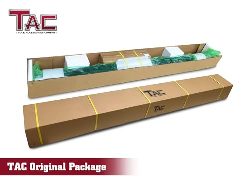TAC Side Steps Running Boards Fit 2009-2018 RAM 1500 Crew Cab|2019-2024 RAM1500 Classic CrewCab|2010-2025 RAM 2500/3500/4500/5500 Crew Cab Truck Pickup 3” Texture Black Nerf Bars 2Pcs