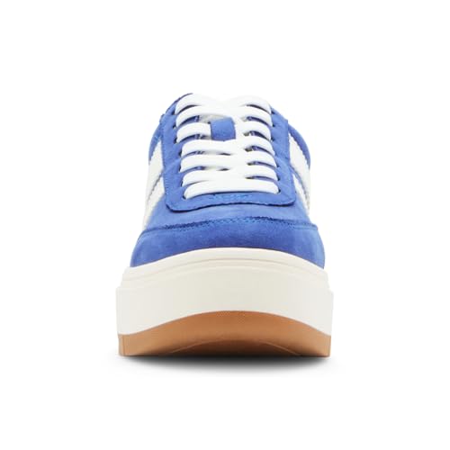 Madden Girl Women's Navida Sneaker, Blue/White, 11