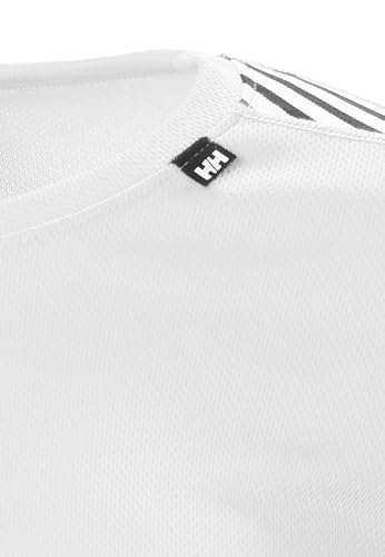 Helly-Hansen womens Lifa Long-sleeve Crewneck Thermal Baselayer Long Sleeve, 001 White, X-Small