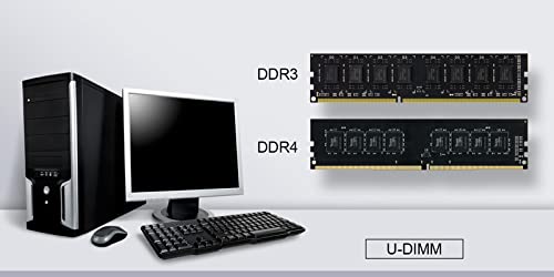 TEAMGROUP Elite DDR4 8GB Single 2666MHz PC4-21300 CL19 Unbuffered Non-ECC 1.2V UDIMM 288 Pin PC Computer Desktop Memory Module Ram - TED48G2666C1901