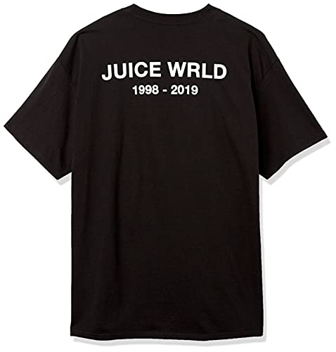 Juice WRLD Unisex-Adult Standard DR4L Anniversary Tee, Black, Small