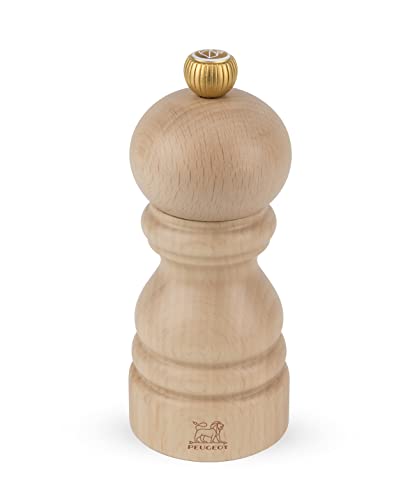 Peugeot - Peugeot - Paris Manual Salt Mill - Classic Adjustable Grinder - Beechwood, Natural