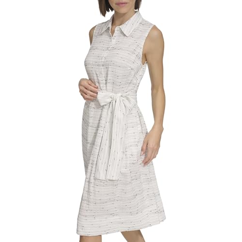 Tommy Hilfiger Women's Dresses,Ivory/Black,2
