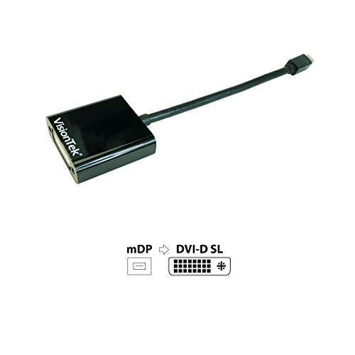 VisionTek Products 900916 Mini DisplayPort to SL DVI-D Active Adapter (M/F)