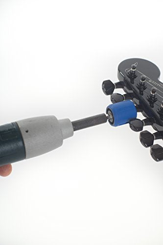 MusicNomad GRIP Drill Bit String Peg Winder for Guitar, Bass & All String Instruments (MN220)