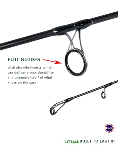 LITTMA—Slow Pitch Jigging Rod LITTMA Jigging Rods Saltwater Jigging Spinning Rod One Piece Inshore/Offshore Rod